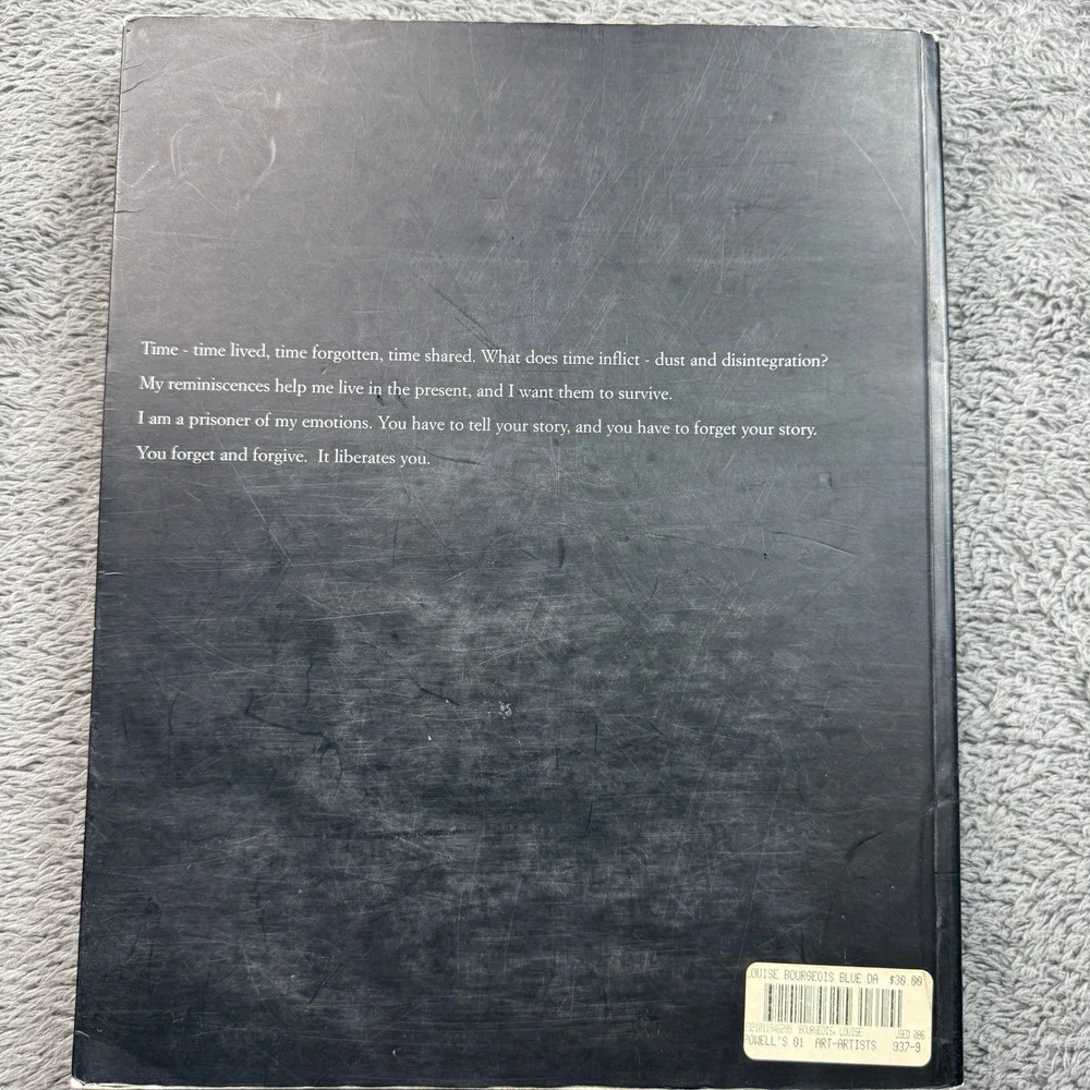 Louise Bourgeois Blue Days and Pink Days Book Fondazione Prada 1997
